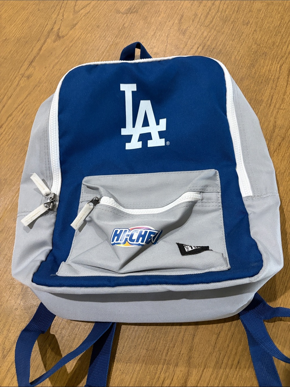 Kids Backpack - Blue & Light Gray